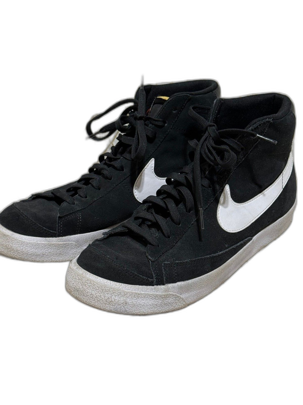 Nike Men's Blazer Mid '77 Vintage High Top Sneakers Black Suede 11.5